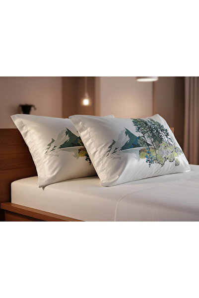 Taç Zorluteks Satin Flounce Pillowcase 1 Piece 50X70 Cm. 100% Cotton