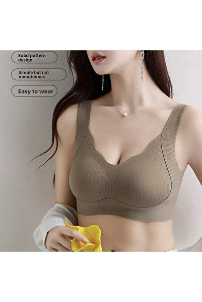 Ankaboss Bra Anti-Sagging Wire-Free Seamless Breathable Comfortable Gathering...