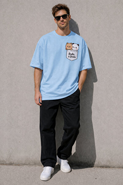 ArtYus Bubu & Dudu Printed Crew Neck Unisex T-Shirt – Cotton Oversize Casual ...