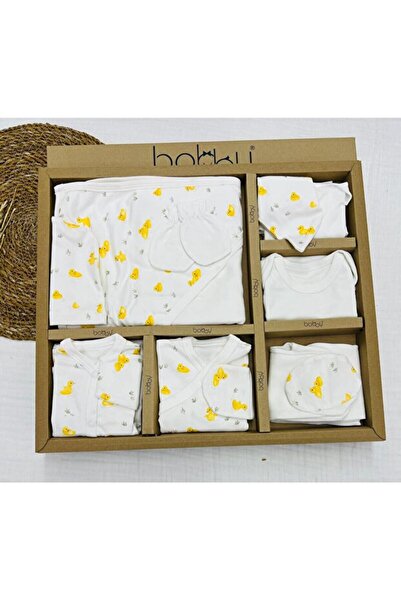 Bobby Baby 100% Cotton Cute Ducks Patterned 10-Piece Hospital Discharge Set B...