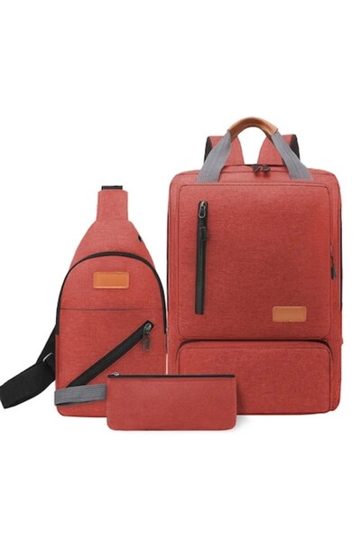 Escalate 15" Urban Casual Minimalist Backpack Set