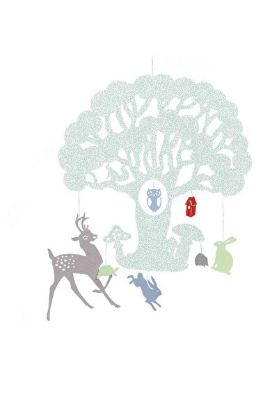 djeco Mobilier și decorațiuni pentru camera copilului, tematică pădure.