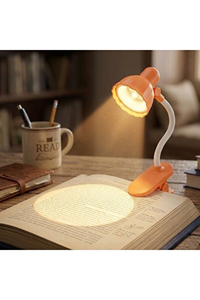 BONOVE Clip-On Book Markers Tulip Model Book Reading Lamp Led Page Light Nigh...