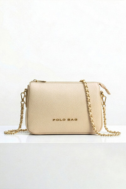 POLO BAG Women's 3-Compartment Chain Long Strap New Season Accessory Hand & S...