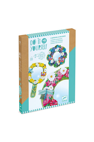 djeco Joc creativ DIY cu oglinzi florale