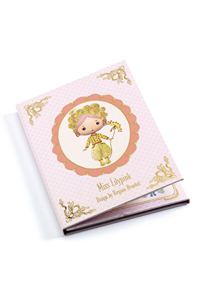 djeco Set de stickere reutilizabile Miss Lilypink