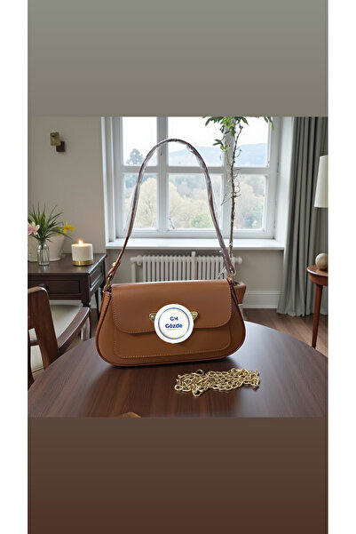Gözde Mağazacılık Pr Gold Chain Detailed Women's Hand Shoulder Bag