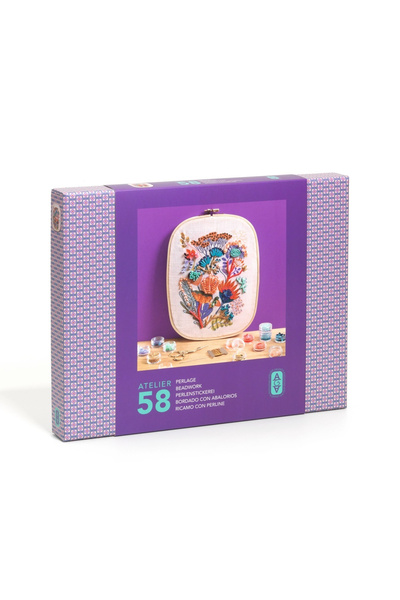 djeco Atelier creativ 58 pentru adulti Broderie cu mărgele,