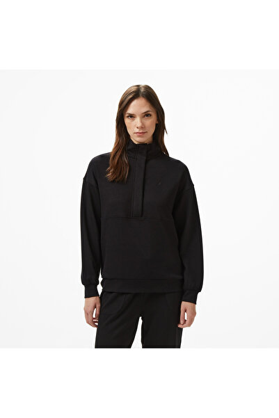 Nautica Kadın Siyah Regular Fit Sweatshirt