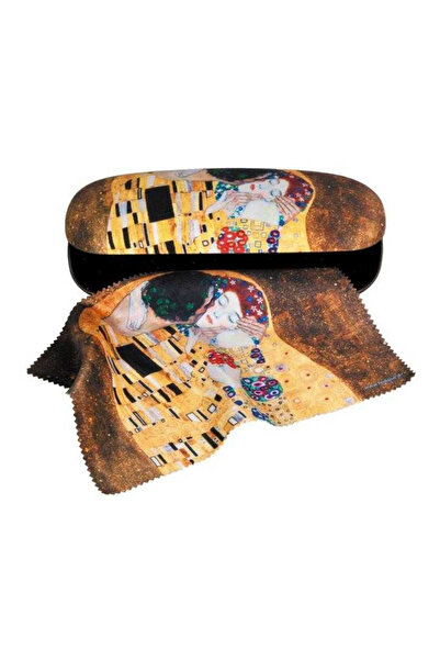 Fridolin Θήκη με υφασμάτινη επένδυση και προστασία για γυαλιά, Κλιμτ Ο Φιλί.