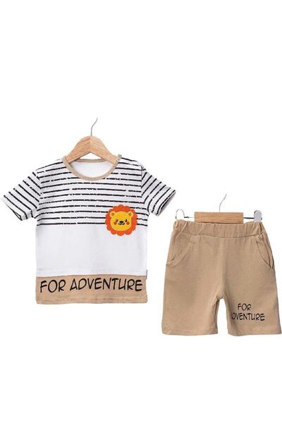 Efemkids 6/24 Month Shorts&Kapi 2-Piece Baby Set