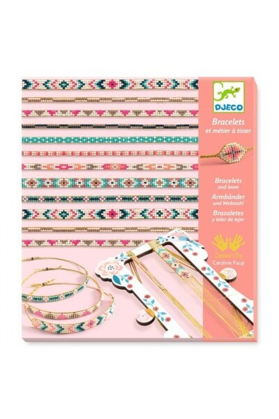 djeco Set creativ de confectionat bratari cu margele