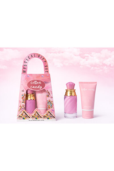 Mystical Women's perfume set 30 ml + body lotion 60 ml Cotton Candy