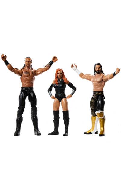 mattel WWE Set de 3 figurine, Mattel, Multicolor, 15 cm