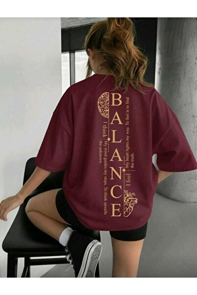 DİVİN New Season Printed Fabric Oversized T-Shirt