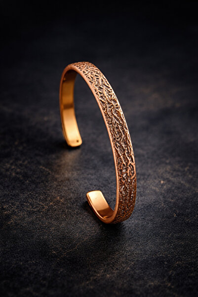 İyyaKee سوار نسائي من النحاس مع نقش بارز من النحاس النقي