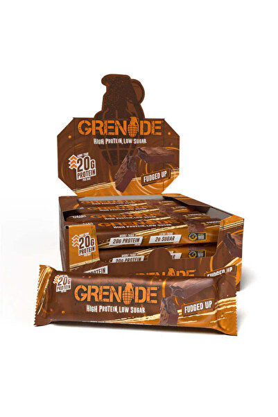 Grenade Protein Bar Fudged Up 12*60 Gr - Browni Çikolata