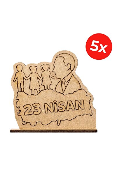 KİDOSE 23 April Children's Day Painting Set with Ataturk