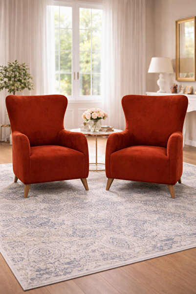 Akbal Home Berjer Örtüsü HMZ032 İtalyan Nubuk Giydirme Lastikli Likralı Kirem...