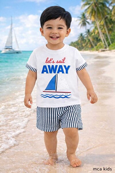 McA all inclusive بدلة صيفية علوية سفلية للأولاد