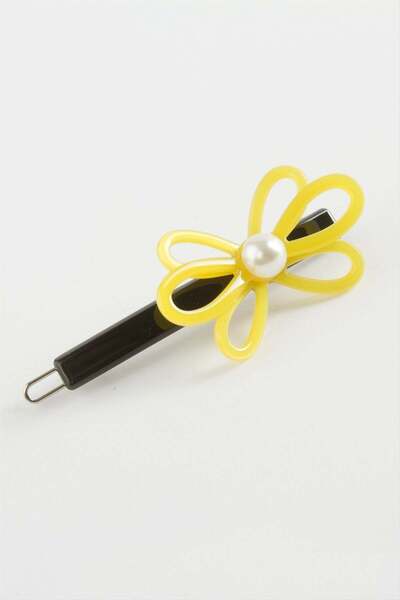 Bijuteri Net Flower Pearl Clip-On Buckle