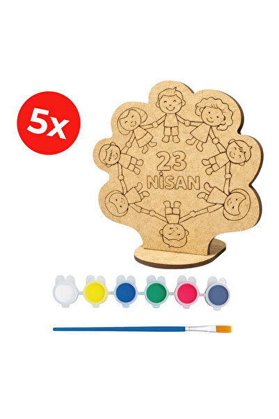 KİDOSE 23 Nisan Hatıra Hediyesi – Ahşap Boyama Etkinliği