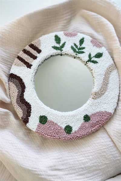afralya home Çocuk Odası Dekoratif Ayna/ Bohem Ayna / Duvar Dekorasyonu / Ayn...