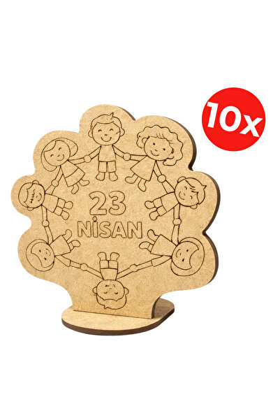 KİDOSE April 23 Art and Activity Kit – Wood Painting