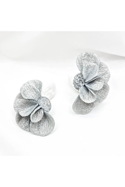 MYGRACE Handmade earrings, silver, pearly, flower, polymer clay and stainless...