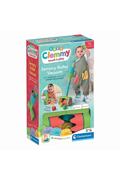 CLEMENTONI 17975 سوفت كليمي - مكنسة كهربائية استشعارية 6-36 شهرًا