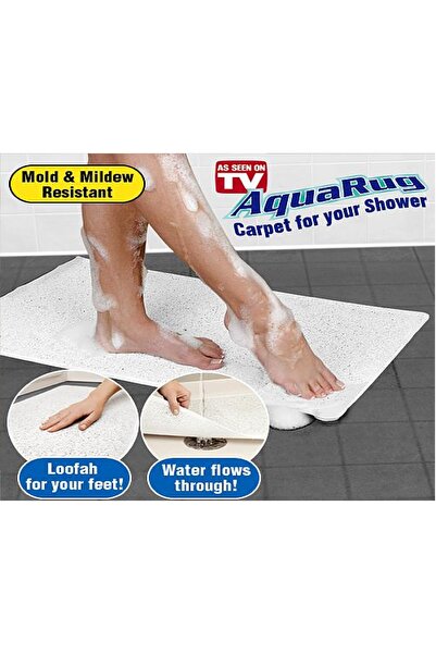 AS SEEN ON TV AquaRug Adhesive Floor Scouring Pad for Feet