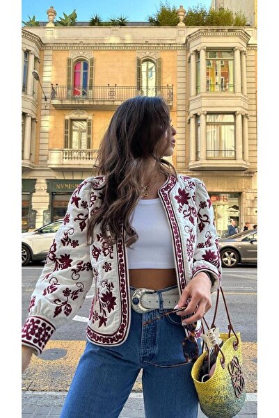 Lavanta Tekstil Embroidered Jacket