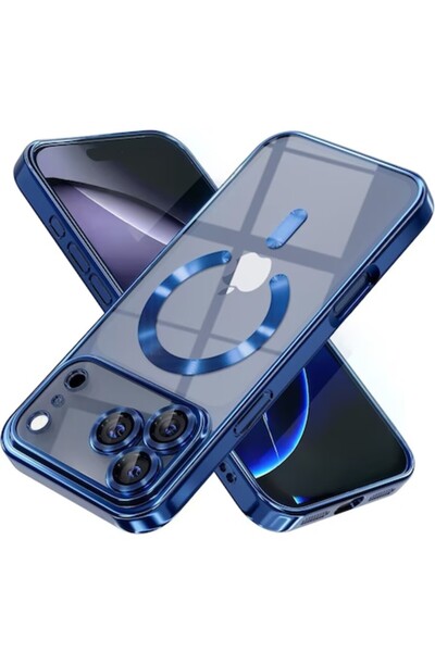 Bervolo ®   Husă compatibilă cu iPhone 17 Pro Max, Magnetică, de lux, Transpa...