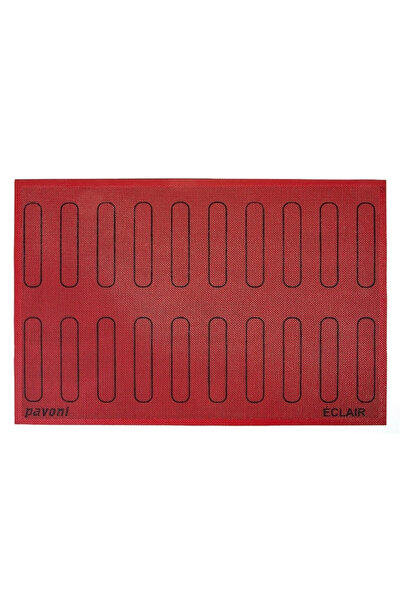 Pavoni Silicone Mat Microperforated Mini Eclair ECL48, 48 Cavities, 60x18mm, ...
