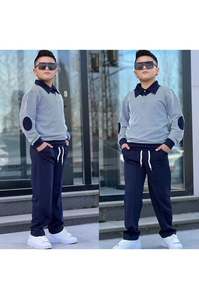 zavera for kids Комплект із двох предметів: светр з коміром-сорочкою та штани...