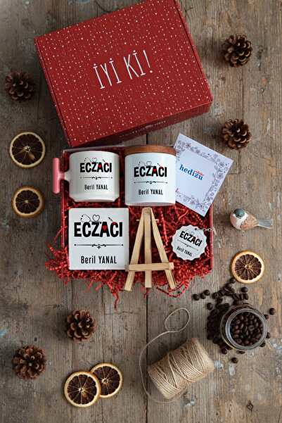 Hedizu Eczacı Hediye Kutusu Pembe - S145 - Tıp Bayramı Hediyesi O4P V4P H7E P...
