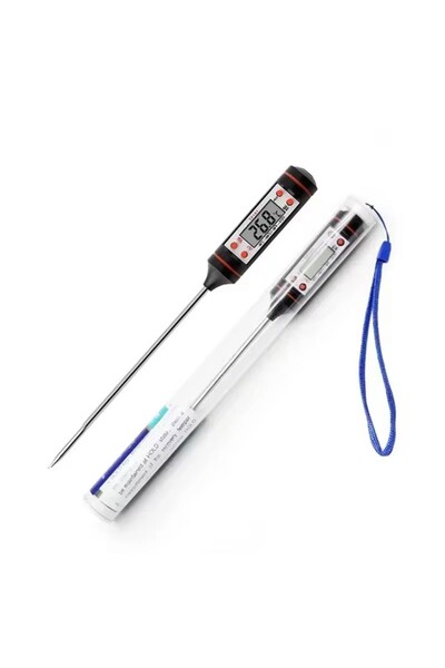 ForWhat Digital Yogurt Milk Water Food Temperature Meter Stainless Food Therm...