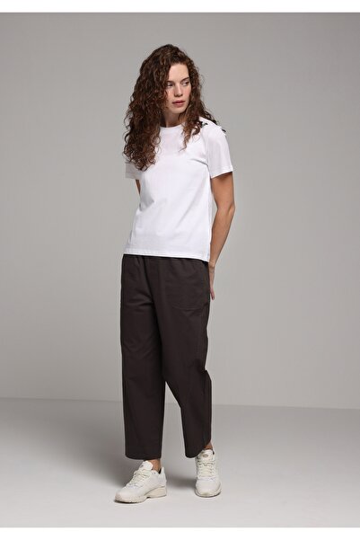 Colin's Regular Fit High Waist Wide Leg Women's Anthracite Trousers