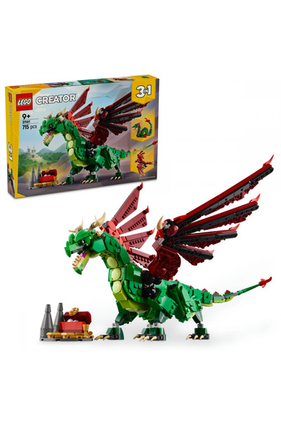 LEGO ®   Δημιουργός 3 σε 1 - Μεσαιωνικός Δράκος 31161 715 κομμάτια