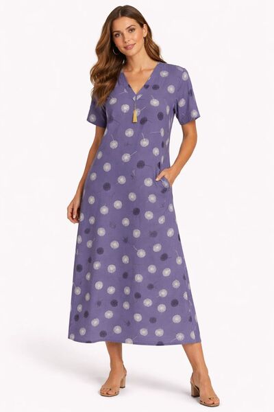 AYOUSH Summer Women's Robe, Soft and Light Rayon (Viscose) Fabric, Silky Text...