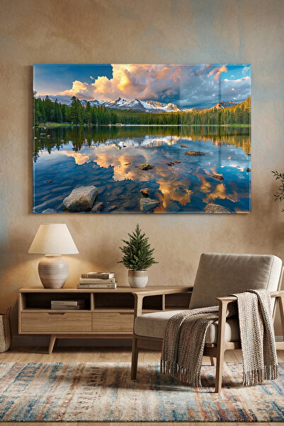 Ahsen resim çerçeve Tablou din sticlă rezistentă la spargere 5mm (grosime) - ...