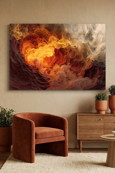 Ahsen resim çerçeve Άθραυστο Γυάλινο Πίνακα 5mm (Παχύ) - Διακόσμηση Τοίχου γι...