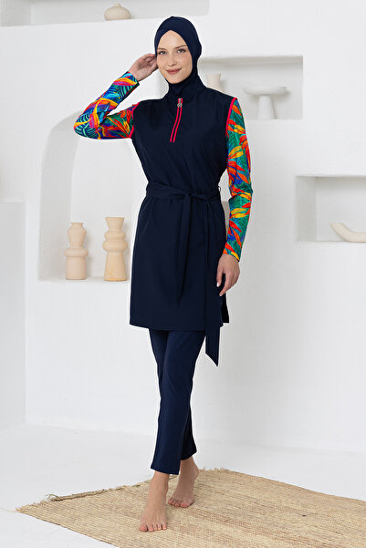 MARESİVA Gimey Ji̇leli̇ Long Sleeve Tight Swimsuit