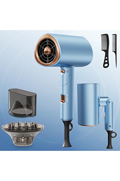 Arabest 2000W Professional Hair Dryer, Foldable with Ionic Technology and Sty...