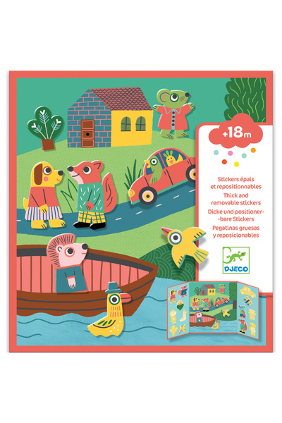 djeco Επαναχρησιμοποιούμενα Φύλλα Αυτοκόλλητων - Εκμάθηση του Τι Κάνουμε στη ...