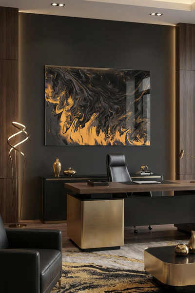 Ahsen resim çerçeve Tablou din sticlă rezistentă la spargere 5mm (grosime) - ...