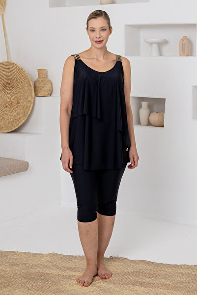 Adasea Merletta Battal Sleeveless Tankini