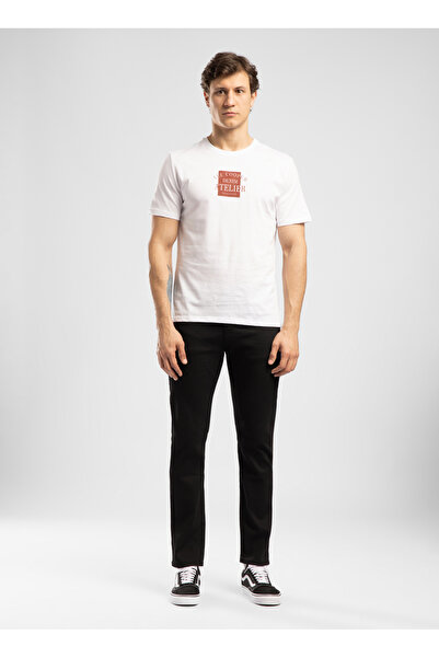 Lee Cooper Yuvarlak Yaka Beyaz Erkek T-Shirt 262 LCM 242034 DORER BEYAZ