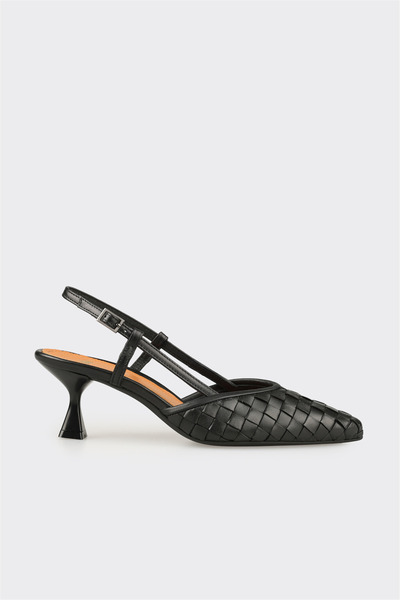 Elle Shoes Siyah Deri Kadın Günlük Ayakkabı
