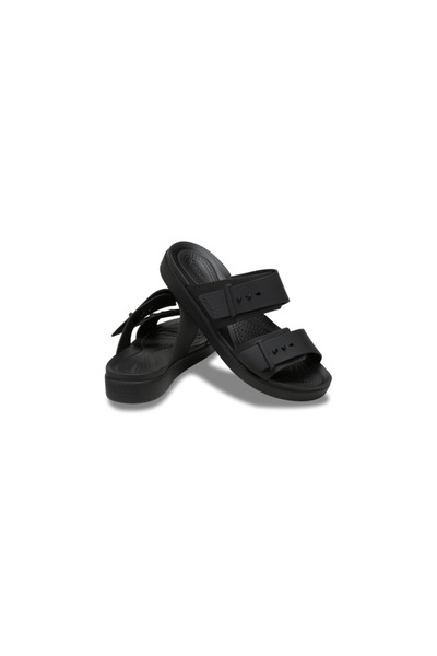 Crocs Brooklyn Buckle Low Low Kadin Siyah Sandalet 211215-1